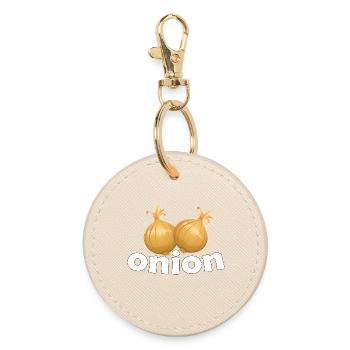 ONION - Round Keyring - oyster - Front