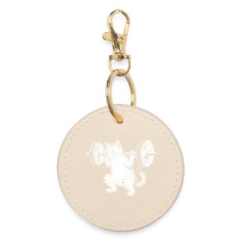 Levée de force pour l’entraînement des chats - Porte-clés rond - huître - Devant