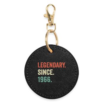 legendary since 1966 - Round Keyring - black - Front