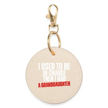 Be in Charge Then I Had A Daughter Funny dad - Porte-clés rond - huître - Devant