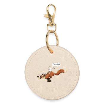 Süßer Fuchs - Füchse - Hase - Hasi - Geschenk - Runder Schlüsselanhänger - Auster - Vorne