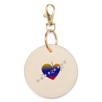 LATENT VENEZUELA - Round Keyring - oyster - Front