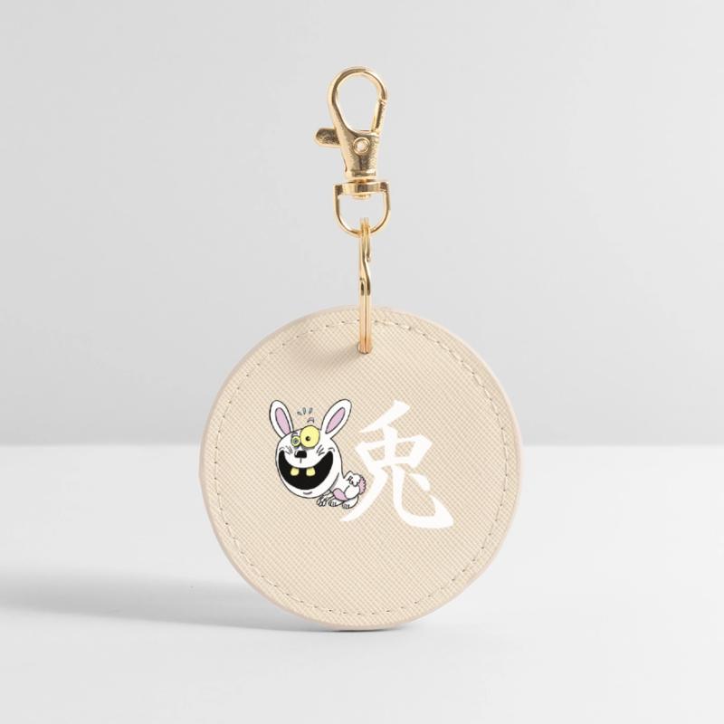 Crazy Rabbit manga Round Keyring