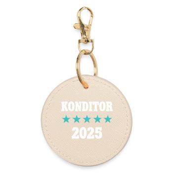 Examen de formation de maître stagiaire confiseur 2025 - Porte-clés rond - huître - Devant