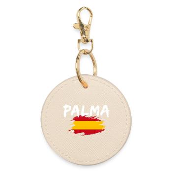Palma Spanien - Runder Schlüsselanhänger - Auster - Vorne