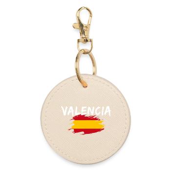 Valence, Espagne - Porte-clés rond - huître - Devant