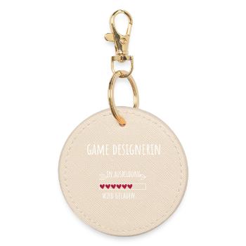 Études de Game Design Profession Game Designer - Porte-clés rond - huître - Devant