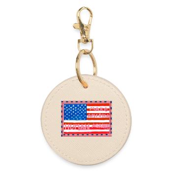 MAKE_AMERICA_HUMAN_AGAIN _A5 - Porte-clés rond - huître - Devant