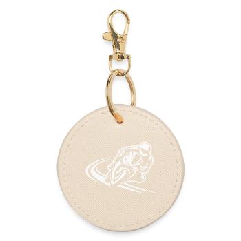 Curve hunter - Round Keyring - oyster - Front