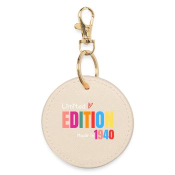 Limited edition Made in 1940 - Round Keyring - oyster - Front