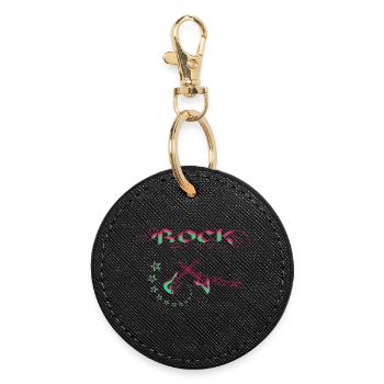 Rock Star Neon - Porte-clés rond - noir - Devant