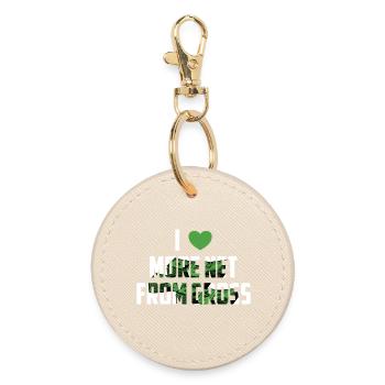 More net from gross - Round Keyring - oyster - Front