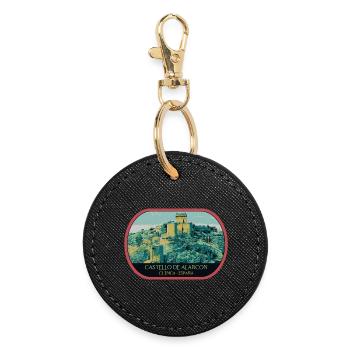 Alarcon Castle: Spanish Fairy Tale - Round Keyring - black - Front
