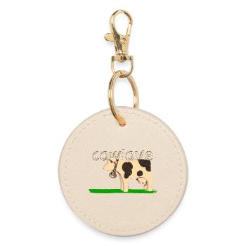 amour de vache | Amour de vache | 350 ppp - Porte-clés rond - huître - Devant
