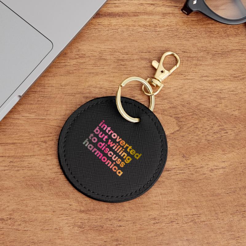 Harmonica Harmonica Porte-clés rond