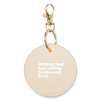 Funk - Round Keyring - oyster - Front