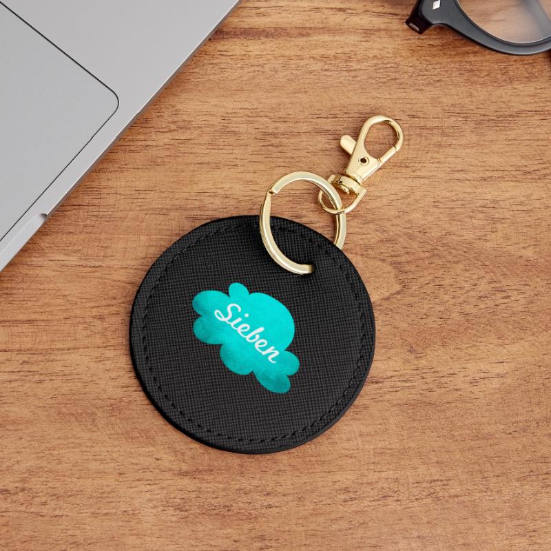 Cloud neuf Structure Ciel Citations Cool Chance Porte-clés rond