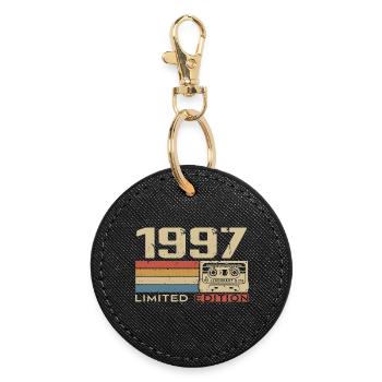 Legenden 1997 Jahrgang 1997 Jubiläum Jahrgang 1997 - Runder Schlüsselanhänger - Schwarz - Vorne