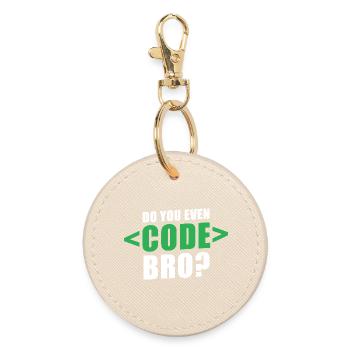 Codez-vous même Bro Graphic - Porte-clés rond - huître - Devant