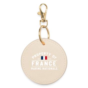 Propriété de la Marine nationale - Porte-clés rond - huître - Devant