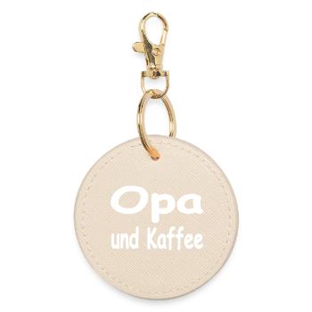 Opa - Runder Schlüsselanhänger - Auster - Vorne