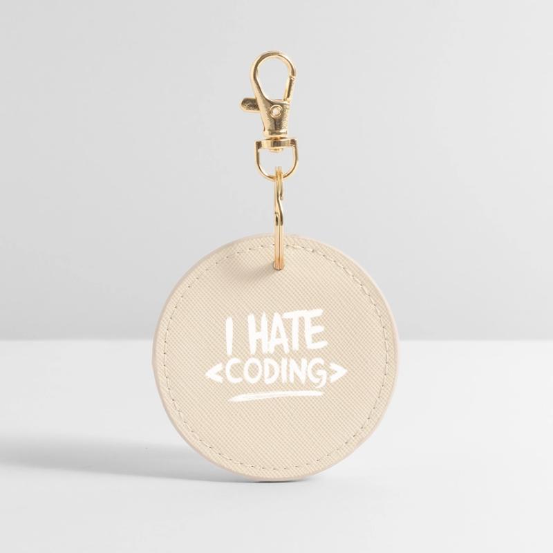 Ich hasse das Programmieren von Computer-Web-Programmierern Runder Schlüsselanhänger