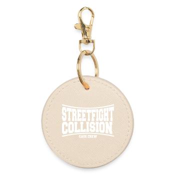 STREETFIGHT_COLLISION_MMA_Mixed Martial Arts - Runder Schlüsselanhänger - Auster - Vorne