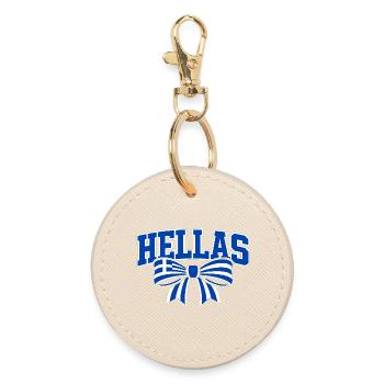 Boucle d’Hellas - Porte-clés rond - huître - Devant