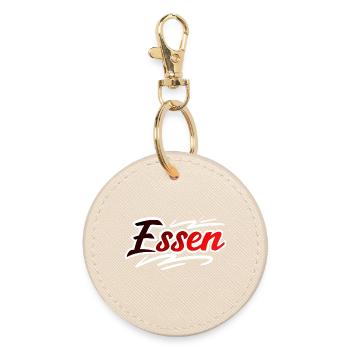 Essen - Runder Schlüsselanhänger - Auster - Vorne