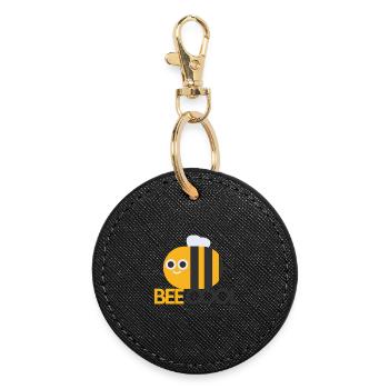 Bee Cool Chef Bee - Runder Schlüsselanhänger - Schwarz - Vorne