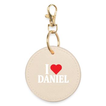 t-shirt J’adore Daniel t-shirt idée cadeau - Porte-clés rond - huître - Devant