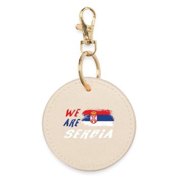 Nous sommes la Serbie - Porte-clés rond - huître - Devant
