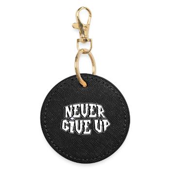 tout est possible, winner, battant - Porte-clés rond - noir - Devant