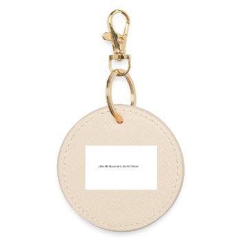 Both sides win  - Round Keyring - oyster - Front