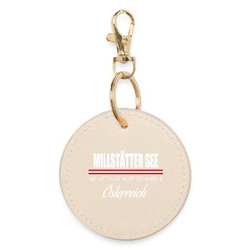 Millstätter See - Runder Schlüsselanhänger - Auster - Vorne