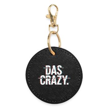 The Crazy Youth Language Insider Mème Cool Crazy - Porte-clés rond - noir - Devant