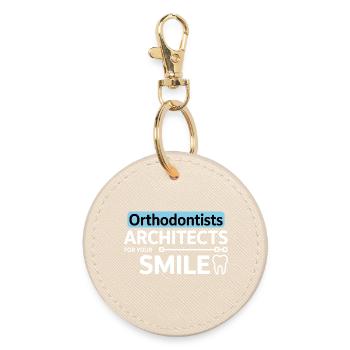 Orthodontistes Architectes Pour Votre Sourire Vêtements - Porte-clés rond - huître - Devant