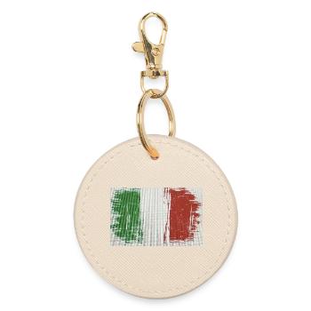Conception italienne - Porte-clés rond - huître - Devant