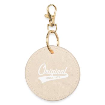 Original Since 1979 (Year of Birth, Birthday / W) - Round Keyring - oyster - Front