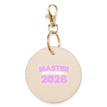 Master 2026 Diplôme - Porte-clés rond - huître - Devant
