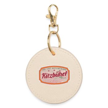 Alpine Vintage Label Kitzbühel Austria - Porte-clés rond - huître - Devant