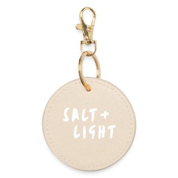 Salt + light - Runder Schlüsselanhänger - Auster - Vorne