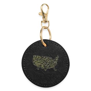 duck shooting - Round Keyring - black - Front