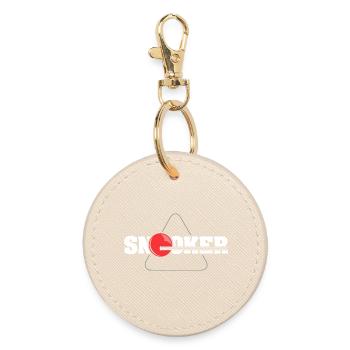 Snooker player billiards club logo icon icon - Round Keyring - oyster - Front