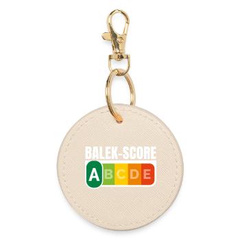 BALEK-SCORE - Humour noir - Porte-clés rond - huître - Devant