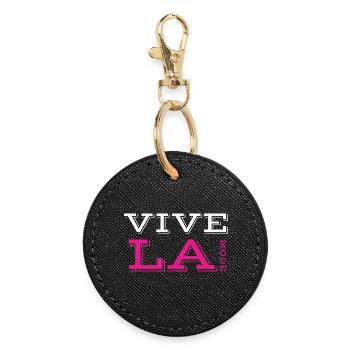vive la mode - Porte-clés rond - noir - Devant