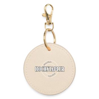 Hochstapler - Runder Schlüsselanhänger - Auster - Vorne