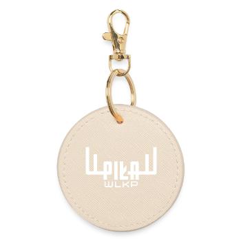 Ville de Piła, Wlkp. Jeleń Logo - Porte-clés rond - huître - Devant