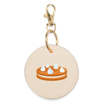 Biscuit, Biscuit, Biscuit à la crème - Porte-clés rond - huître - Devant
