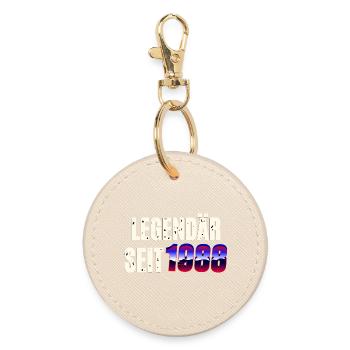 Legendary since 1988 - Round Keyring - oyster - Front